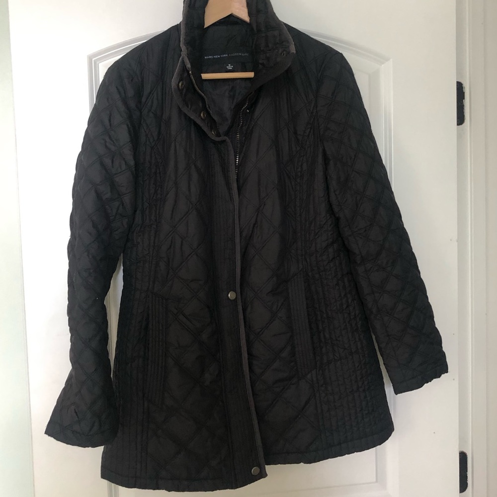 Black + Navy Quilted Jackets (2)
